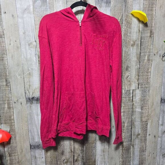 Cowgirl Tuff Red Bandana Print Hoodie Tee - Picture 1 of 4